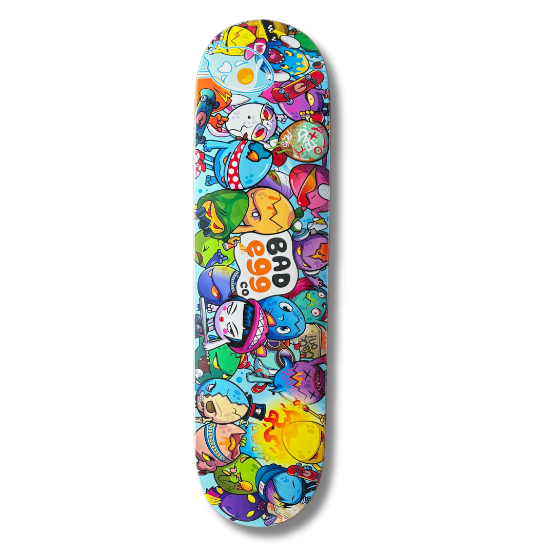 Scrambled Skate Deck