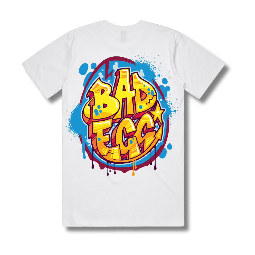 Tag Splat Tee - White