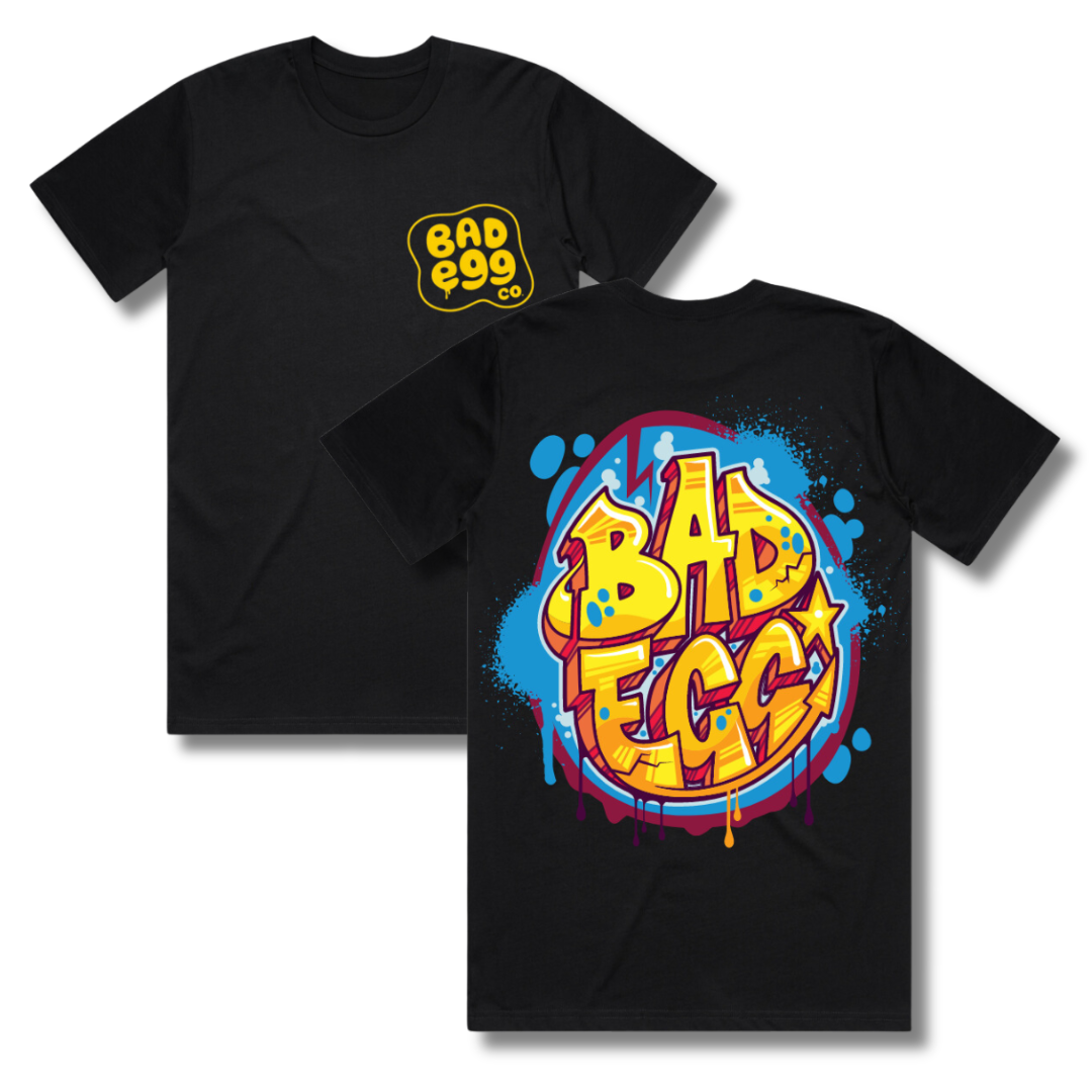 Tag Splat Tee - Black