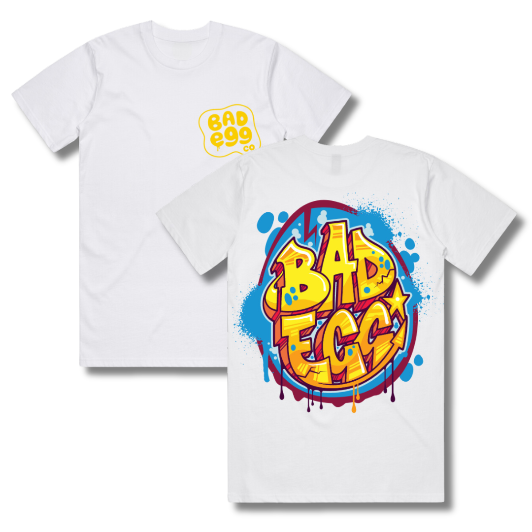 Tag Splat Tee - White