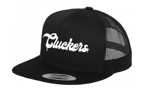 Cluckers Trucker Cap – Black on Black
